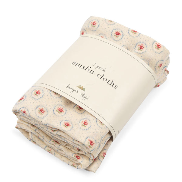 Konges Sløjd 3er-Pack Musselin-Tücher, Mirage