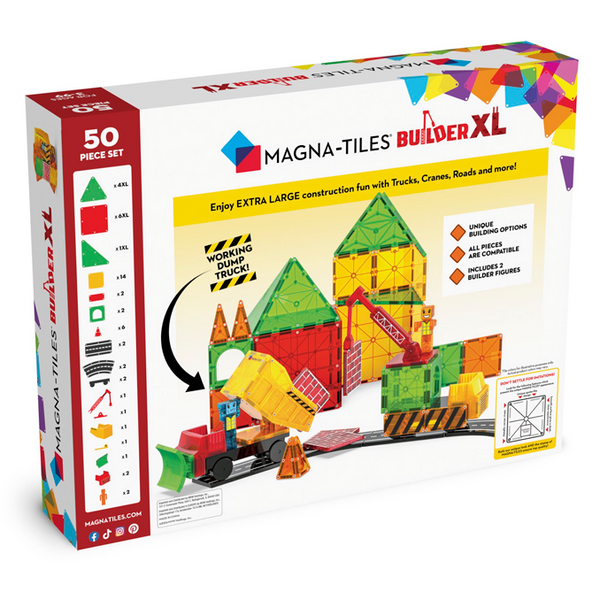 Magna-Tiles Baustellen-Set XL 50 Stk
