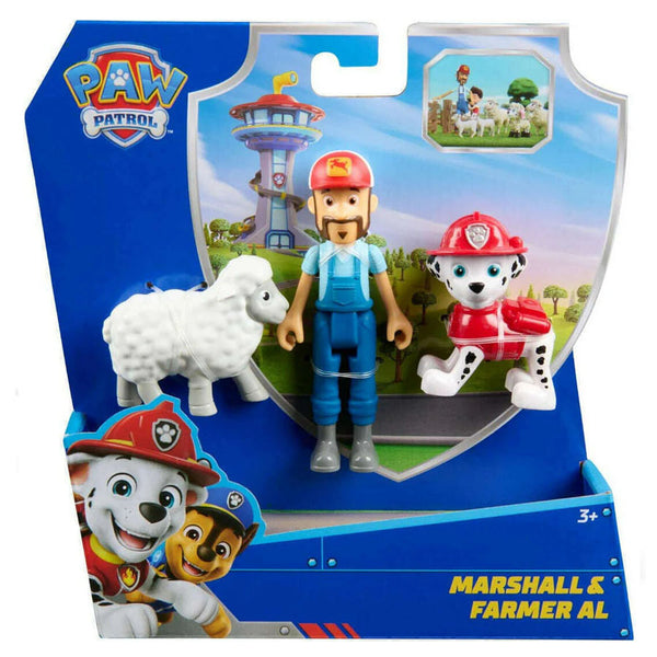 Paw Patrol Figuren - Marshall & Farmer Al