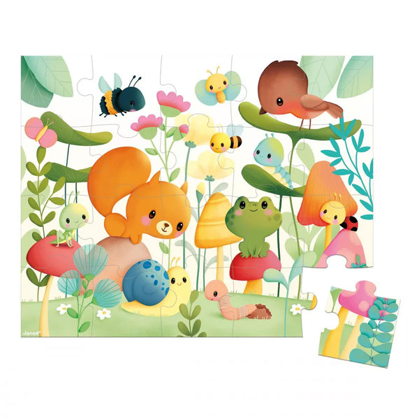 Janod Gartenfreunde Puzzle, 20 Teile