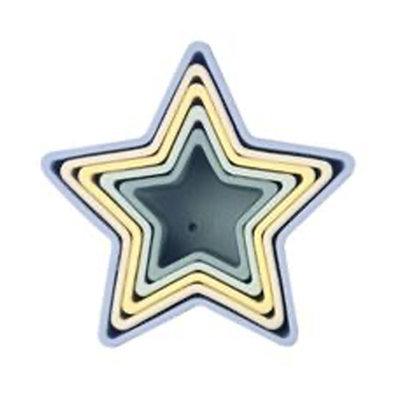 Stapelturm mit Sternenschachteln, Silikon