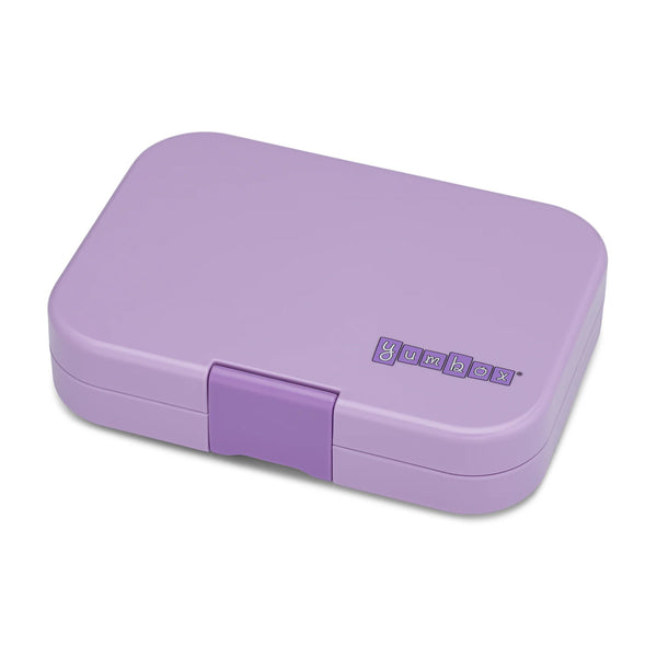 Yumbox Panino Brotdose mit 4 Fächern, Lavende Purple-Unicorn Tray