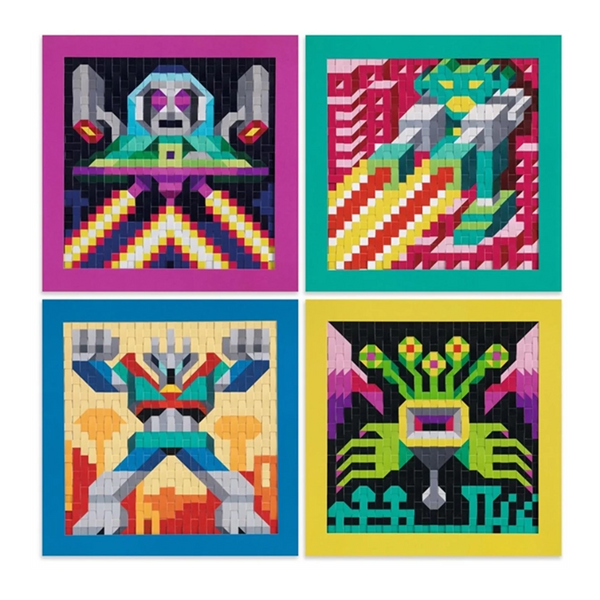 Djeco Krea Mosaik-Set - Invaders