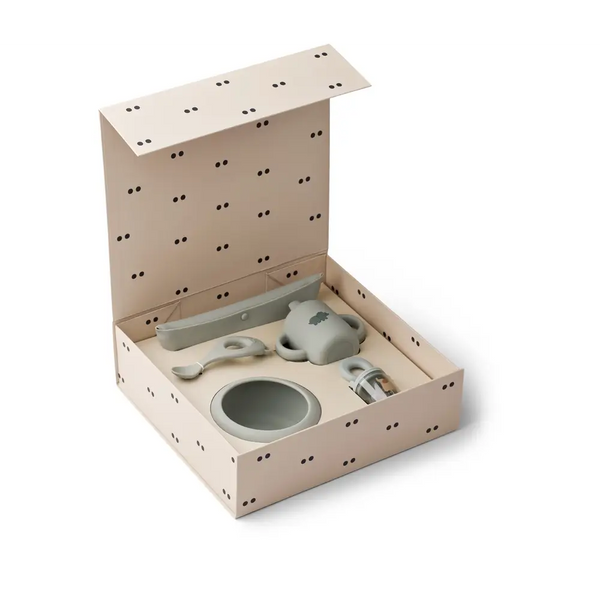 Liewood Mileah Baby-Essgeschirrset, Dove Blue