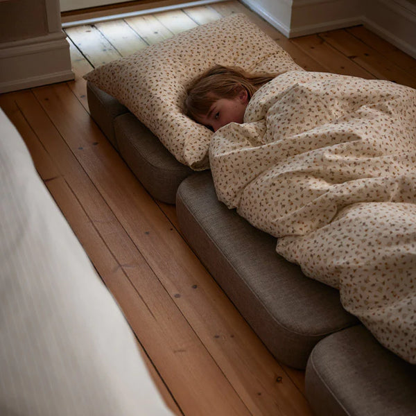 3-Fold Sofa Single, sandfarben, byKlipKlap