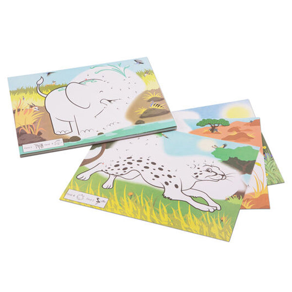 Melissa and Doug prik-til-prickmalbuch, wilde Tiere