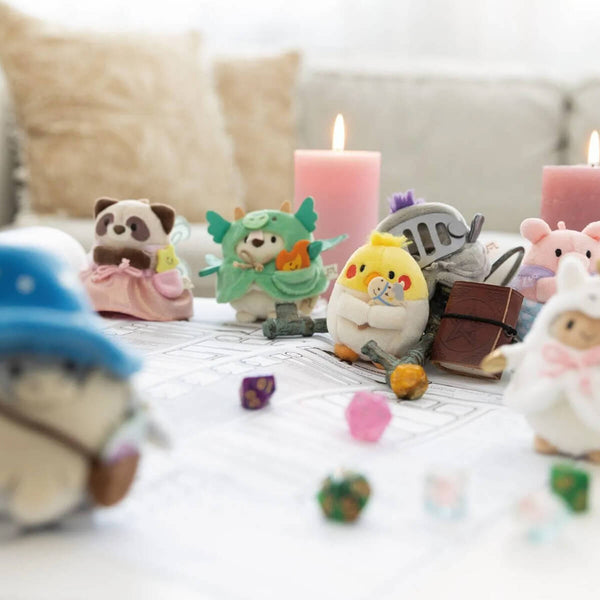 MyMochi Nici Geschenkbox, Waschbär Rakuma mit Zauberstab/Feen-Kleidung – 8 cm