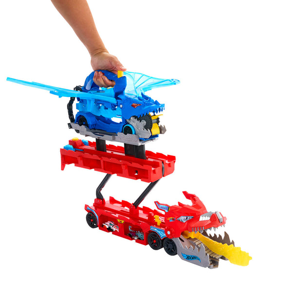 Hot Wheels City Ultimativer Dual-Drachen-Transporter