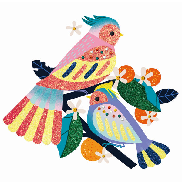 Djeco Kreativbox Glitzerkarten, Paradies