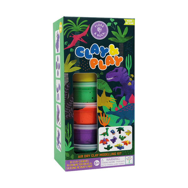 Floss & Rock selbsthärtender Ton, Dino