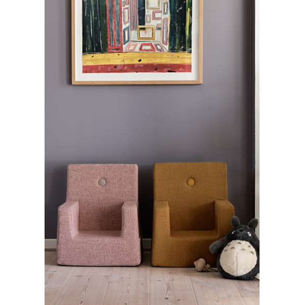 KK Kindersessel soft XL, senfgelb, byKlipKlap