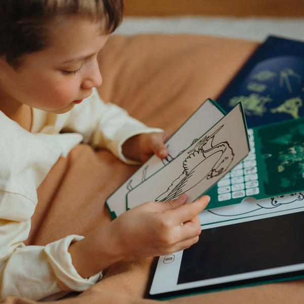 Kidydraw Mini Skizzenbuch mit LCD-Bildschirm, Animal Around the World