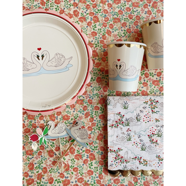 Svane Geburtstags-Pappbecher, swan, Konges Sløjd