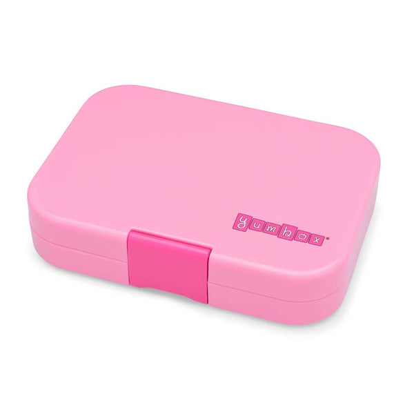 Yumbox Panino madkasse m. 4 rum, Power Pink - Rainbow tray