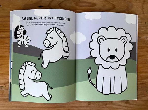 Aufgaben- und Malbuch für Kinder ab 3 Jahre