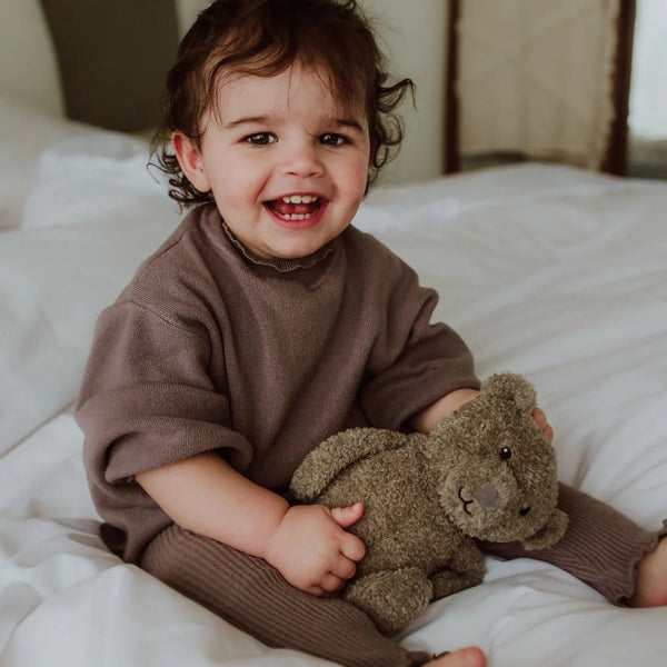 Flow Amsterdam Lou Plüsch-Nachtlicht, grau