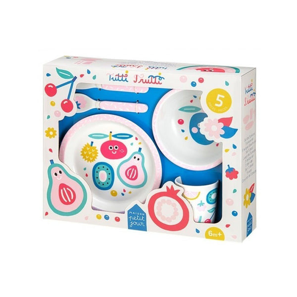 Petit Jour Paris 5er-Pack Geschirrset, Tutti Frutti