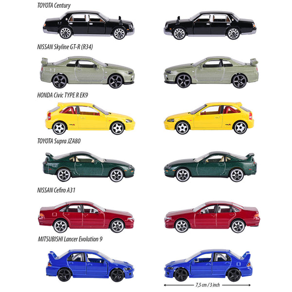 Majorette Japan Series Premium, verschiedene Varianten