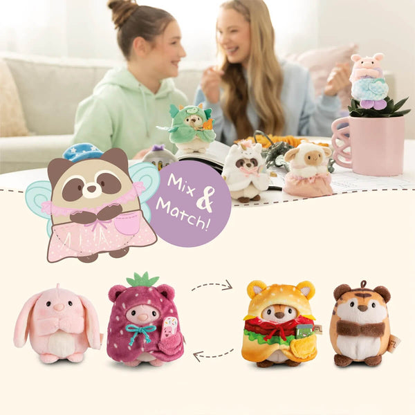 MyMochi Nici Geschenkbox, Esel mit Zaubertrank/Zauberer-Kleidung – 8 cm