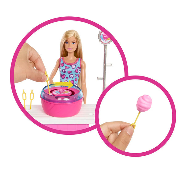Barbie Jahrmarktspiel und Zuckerwatte