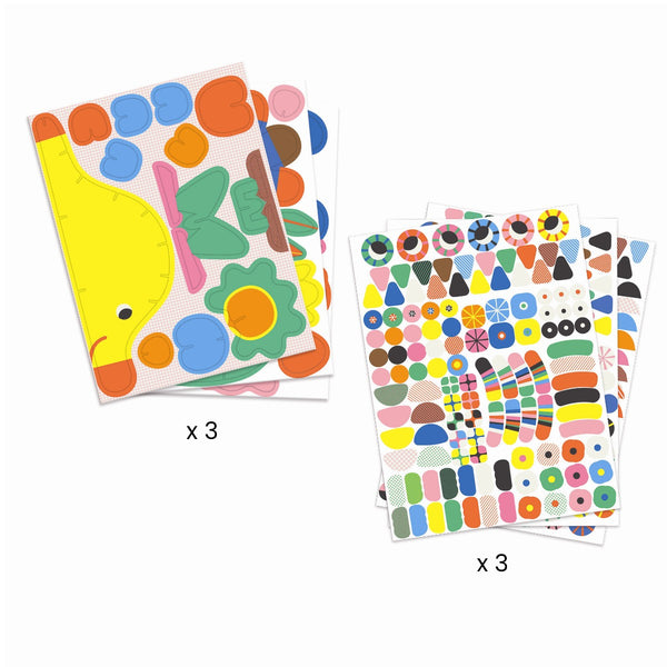 Djeco kreatives Spiel, Kreative Formgebung - 3D Tiere