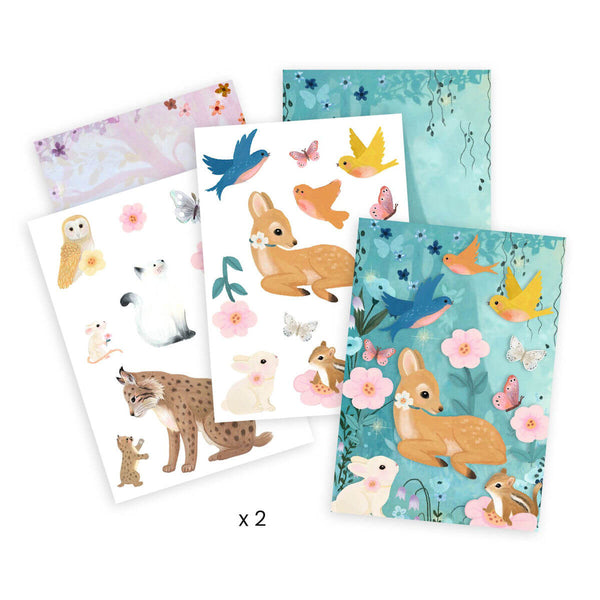 Djeco kreatives Aktivitätsset, flauschige Tiere