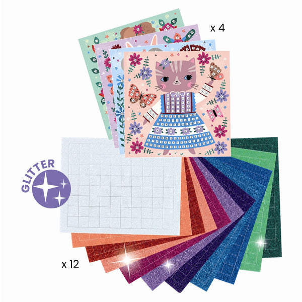 Djeco Kreatives Mosaik, Niedliche Tiere