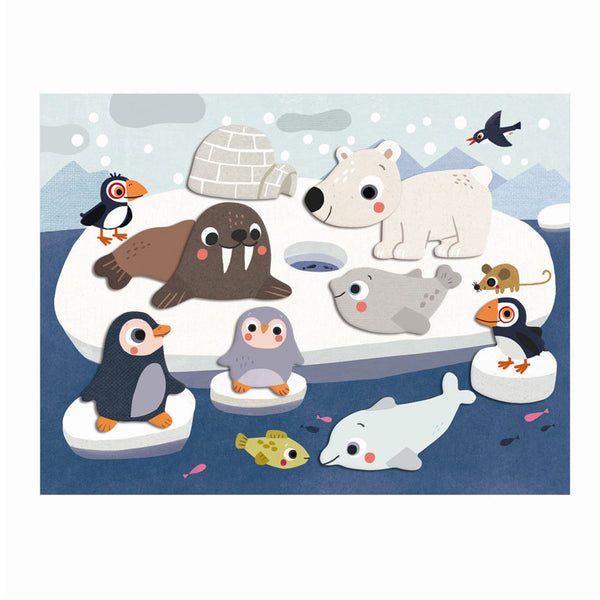 Djeco kreatives Spiel für Kleine, Collage m.Tieren