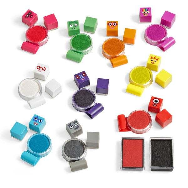 Learning Resources Numberblocks, Aktivitätsset mit Stempeln