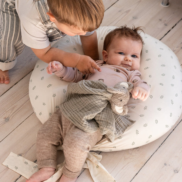 Sebra Stillkissen, Bio-Baumwolle cream stripe