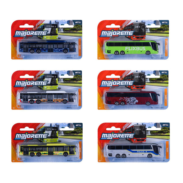 Majorette City MAN Bus, sortiert