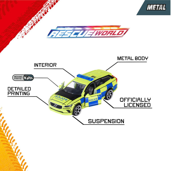 Majorette Rescue World Geschenkset 5 Teile