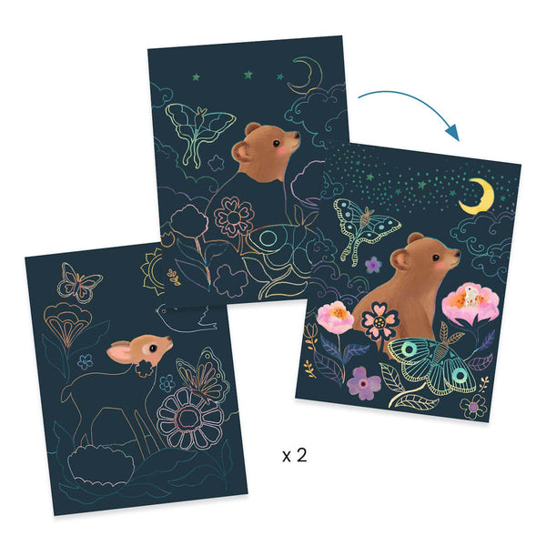 Djeco kreatives Aktivitätsset, flauschige Tiere