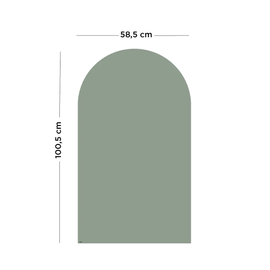 05_Ferflex® Magnetisk Tapet Tavle Med Rund Top - 1 m x 58 cm, Smaragdgrøn 2.jpg